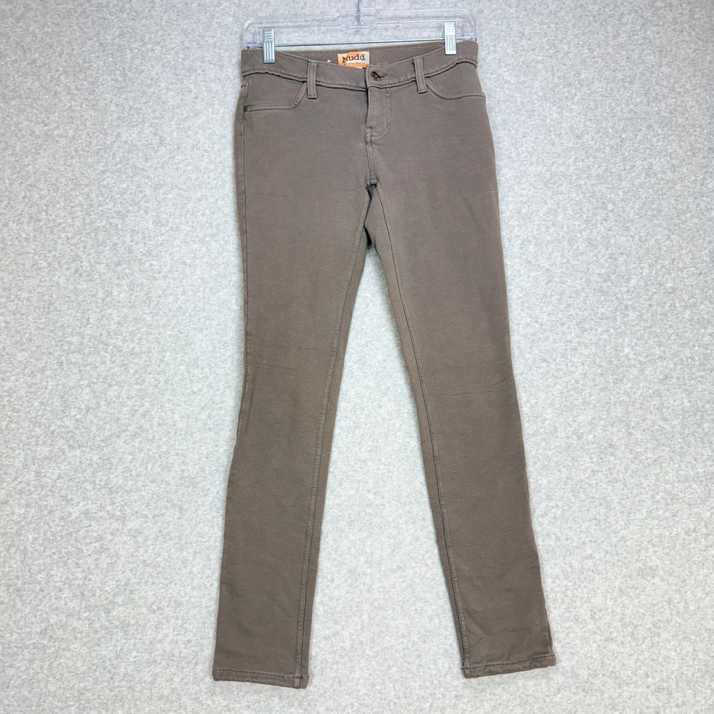 VTG Y2K Mudd Skinny Pants‎ Women 3 Brown Low Rise Stretch Casual Indie Grunge